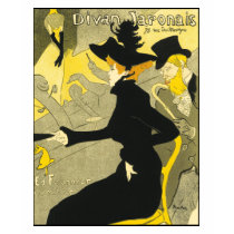 T-Shirt: Divan Japonais by Toulouse-Lautrec by VintageCabaret T-Shirt: Divan Japonais by Toulouse-Lautrec