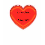 T-shirt - Exercise heart