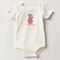 T-Shirt Kids Girls Baby Pink Lollipop Bear