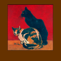 T-Shirt: Les Chats by Theophile Steinlen