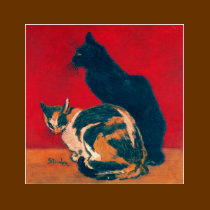 T-Shirt: Les Chats by Theophile Steinlen