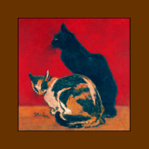 T-Shirt: Les Chats by Theophile Steinlen