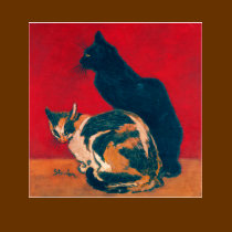 T-Shirt: Les Chats by Theophile Steinlen