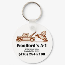 t-shirt logo w-address keychains