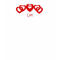 T-Shirt Love Hearts ZIZZAGO - Customized