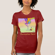 T-shirt, Maxxed Pop Art Martini t-shirts