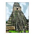 T-Shirt: Mayan Temple at Tikal, Guatemala by Aquavel T-Shirt: Mayan Temple at Tikal, Guatemala