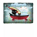 T-Shirt Mother and Baby cat bathtube