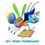 T-Shirt - Mrs. Flicker Fireflybrarian