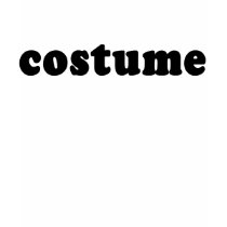 T shirt that just says COSTUME