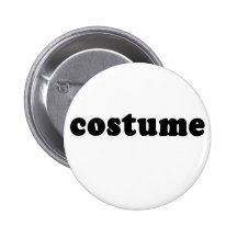 T shirt that just says COSTUME Buttons