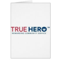 T-shirt: True Hero logo with Tag line cards