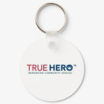 T-shirt: True Hero logo with Tag line keychains