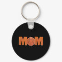 T-shirts and Gifts For Basketball Mom keychains