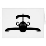 T-Tail Greeting Card