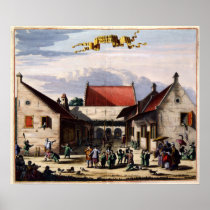 T WEESHUYS op BATAVIA 1682 Poster