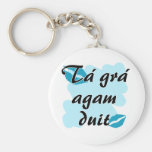 Tá grá agam duit - Irish Gaelic I love Key Chain
