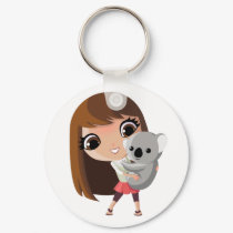 Taara and Pudding the Koala keychains by ButtermilkBiscuits Taara and Pudding the Koala keychains