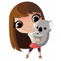 Taara and Pudding the Koala t-shirts