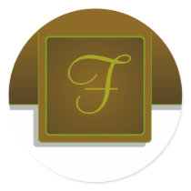 Tabbed Initial Envelope Seal stickers