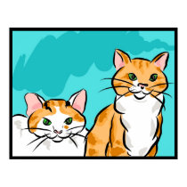 Tabby and Calico Cat posters