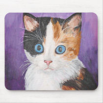 tabby - calico mouse pad mousepads
