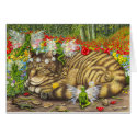 Tabby Cat and Faeries cards