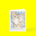 Tabby cat angel notecard