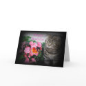 Tabby Cat Birthday card