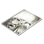 Tabby Cat Fairy Light Drawing Art Notebook notebooks