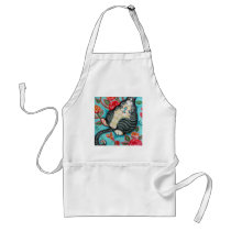 Tabby Cat on a Cushion Apron
