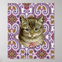 Tabby cat posters