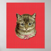 Tabby cat print