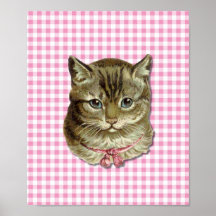 Tabby cat print