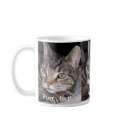 Tabby Cat Purr...fect Coffee Mug by biglnet Tabby Cat Purr...fect Coffee Mug