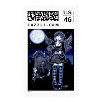 Tabitha Gothic Graveyard Angel Postage postage by mykajelina Tabitha Gothic Graveyard Angel Postage postage