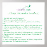 Tabitha's Team Poster