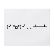 Table Flip Flipping Ascii Emoticon Flyer