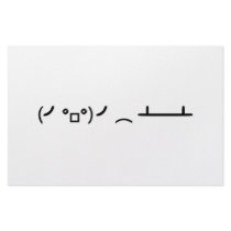 Table Flip Flipping Ascii Emoticon Stationery