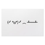 Table Flip Flipping Ascii Emoticon stationery