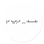 Table Flip Flipping Ascii Emoticon stickers