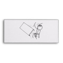 Table Flip Flipping Rage Face Meme Envelope