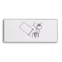 Table Flip Flipping Rage Face Meme Envelope
