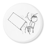 Table Flip Flipping Rage Face Meme Magnet