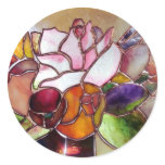 Table Flower Arrangement Glass Art stickers