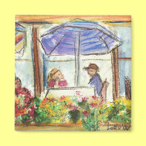 Table for Two Magnet (Pike Place Seattle)