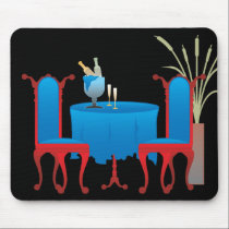 Table for Two Mousepad mousepads