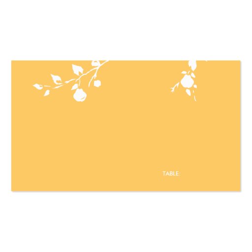 Table Guest Card - A Great Pear Business Cards (front side)