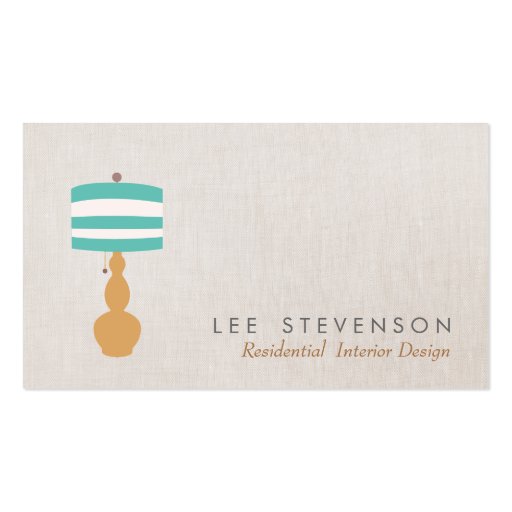 Table Lamp Business Card (front side)