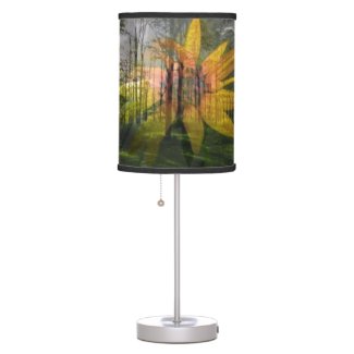 Table Lamp Small, Sunflower, Forest Layered Photos